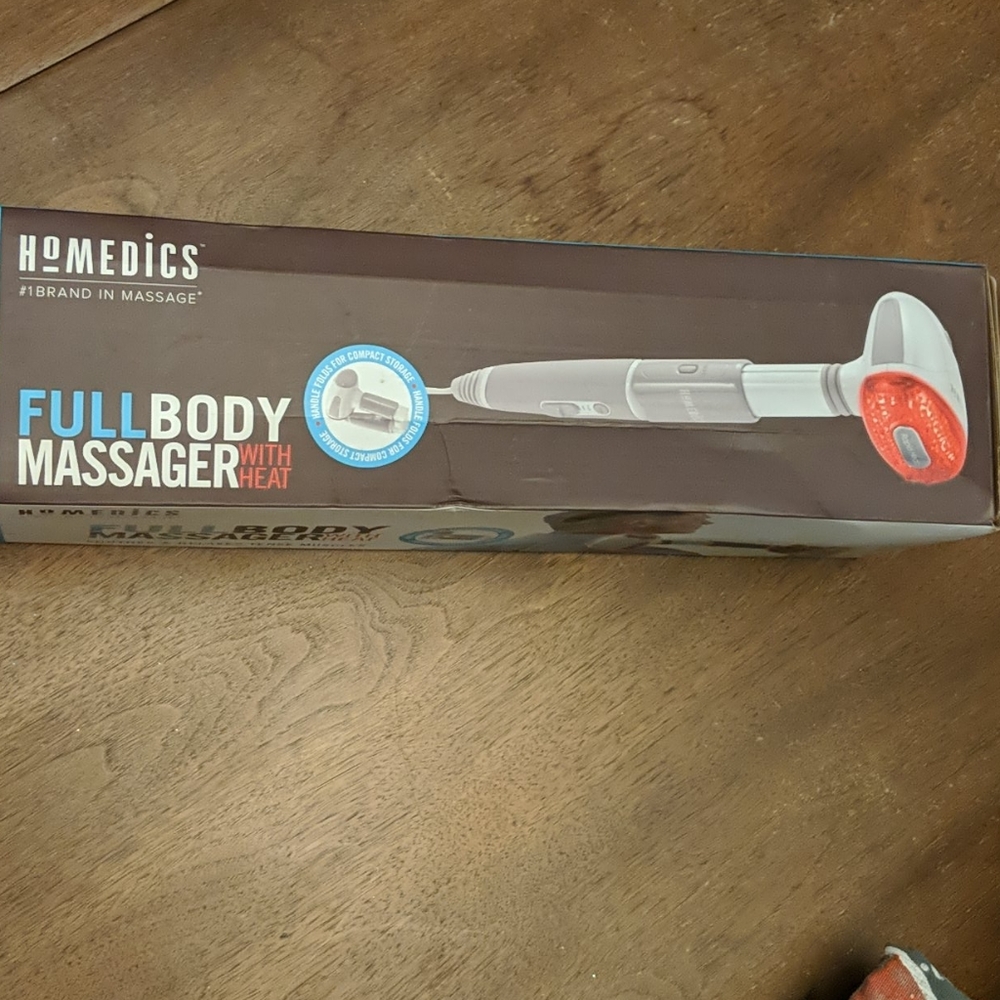 Homedics back massager with heat